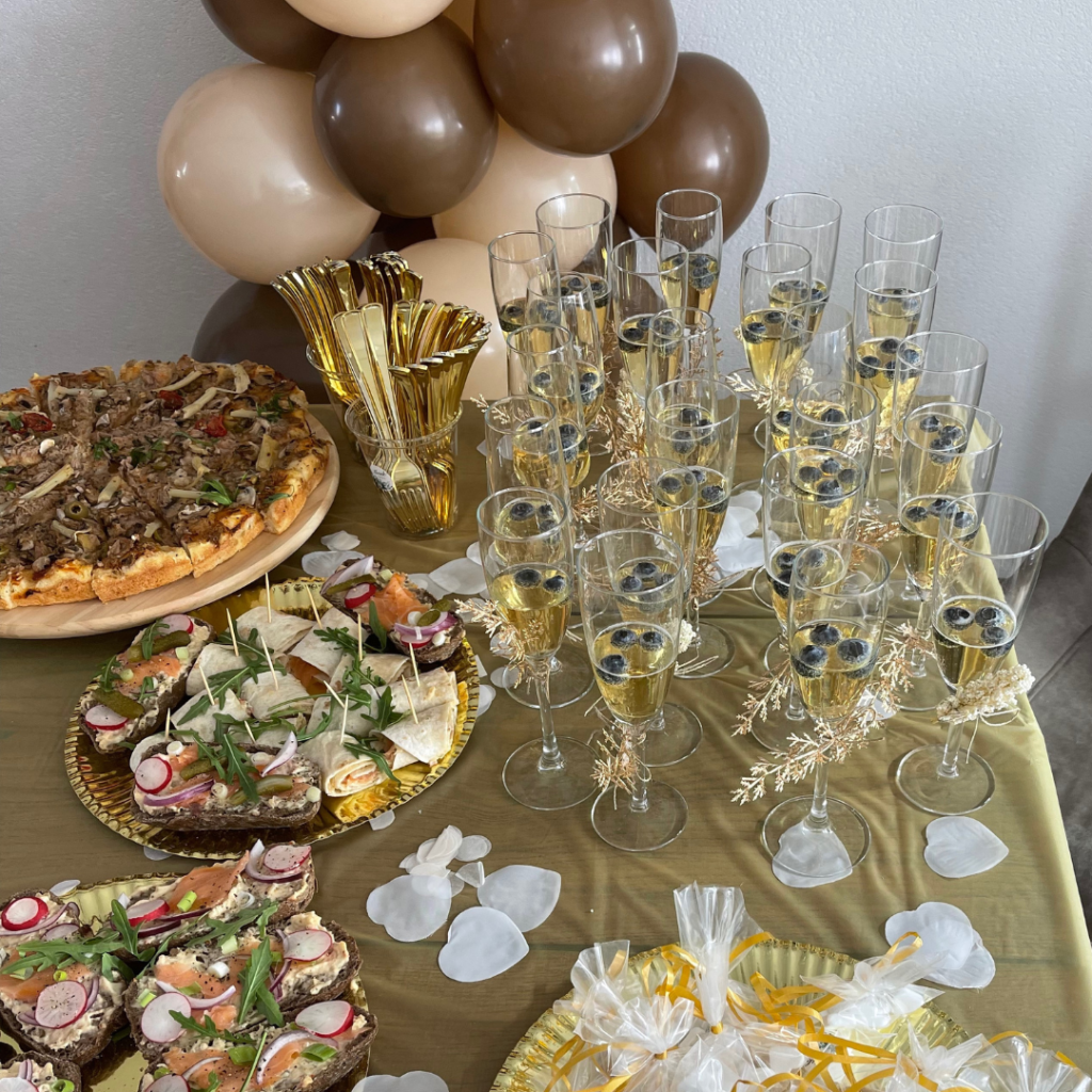 Babyshower - gold